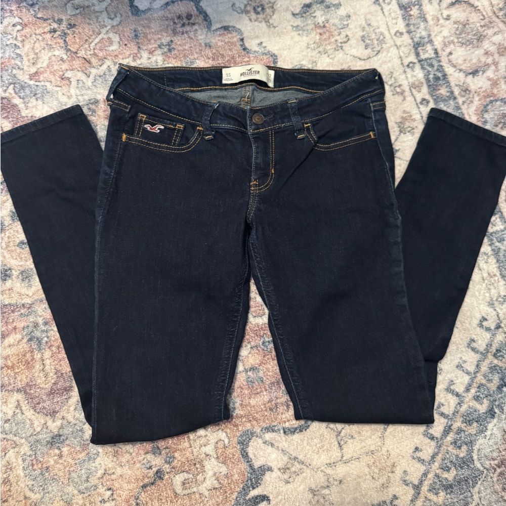 Hollister Co Dark Skinny Jeans Size 5S Short